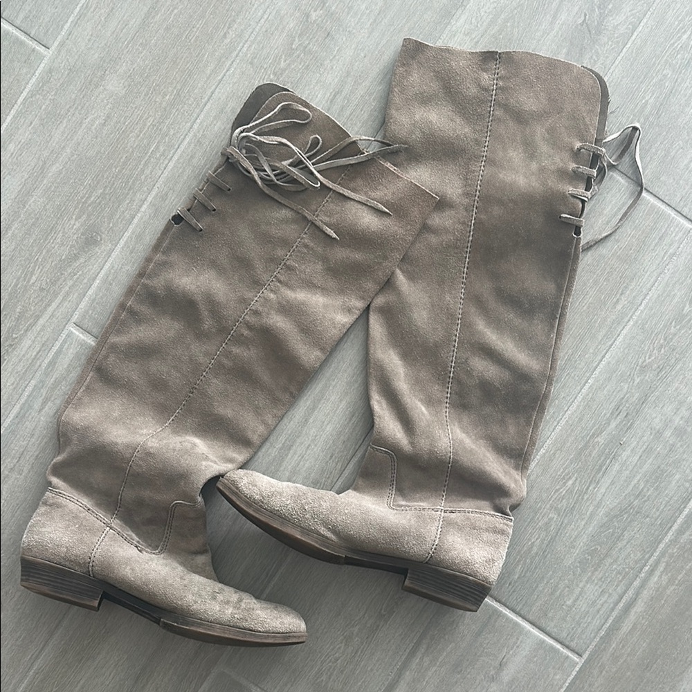 Women's Suede Knee-High Boots